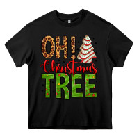 Black oh Christmas tree cake Heavy Core Tee - Jasminsmagicworld