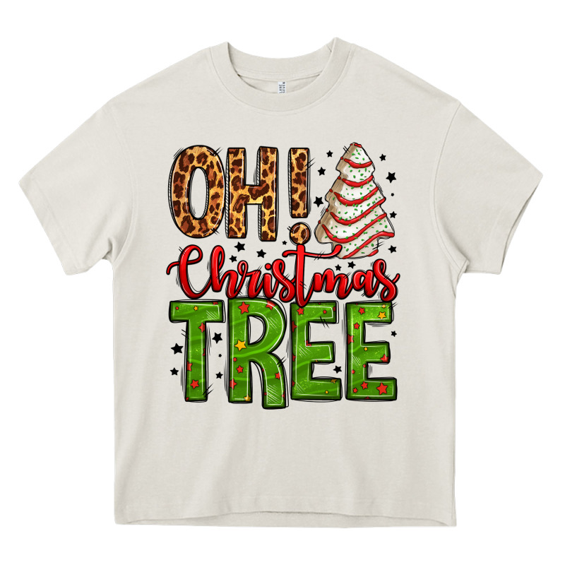 Oh Christmas Tree Cake Heavy Core Tee by Jasminsmagicworld | Teevron