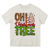 Cream oh Christmas tree cake Heavy Core Tee - Jasminsmagicworld