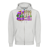 Dove Grey king cake calories dont count Zipper Hoodie - RacoonDesign