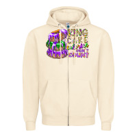 Sandshell king cake calories dont count Zipper Hoodie - RacoonDesign