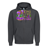 Smoke king cake calories dont count Zipper Hoodie - RacoonDesign