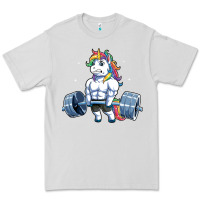 Dove Grey Unicorn Weightlifting T Fitness Gym Deadlift Rainbow Gifts Party Men W Premium Tee - trangStudio