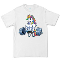 White Unicorn Weightlifting T Fitness Gym Deadlift Rainbow Gifts Party Men W Premium Tee - trangStudio