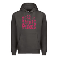 Smoke love you to pieces Premium Hoodie - CowhideDigitalArt