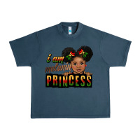Midnight Navy i am melanin princess black peekaboo Urban Heavy Tee - CowGirlArtShop