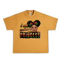 Peanut Butter i am melanin princess black peekaboo Urban Heavy Tee - CowGirlArtShop