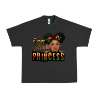 Pigment Black i am melanin princess black peekaboo Urban Heavy Tee - CowGirlArtShop