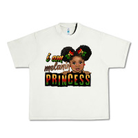 Pistachio i am melanin princess black peekaboo Urban Heavy Tee - CowGirlArtShop
