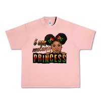 Salmon i am melanin princess black peekaboo Urban Heavy Tee - CowGirlArtShop