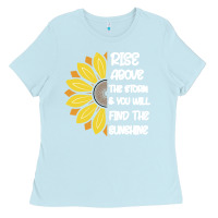 Baby Blue Rise Above The Storm You Will F and The Sunshine Ladies Tee - Bettercallsaul