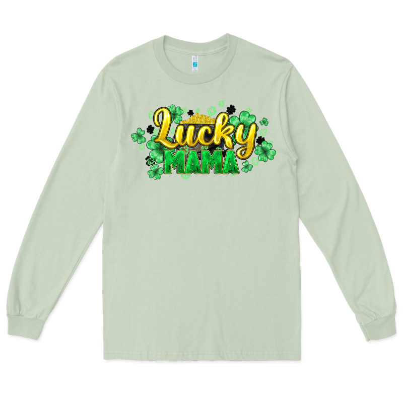 Lucky Mama St Patricks Long Sleeve Tee by HowdyJamesFarm | Teevron