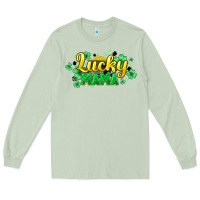 Matcha lucky mama st patricks Long Sleeve Tee - HowdyJamesFarm