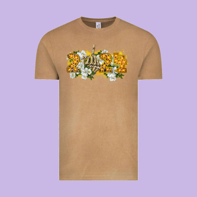 2024 Skeleton Middle Finger New Year Vintage Tee Designed By Cowgirlartshop