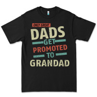 Black Only Great Dads Get Promoted To Grandad Premium Tee - Bettercallsaul