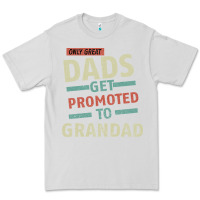 Dove Grey Only Great Dads Get Promoted To Grandad Premium Tee - Bettercallsaul