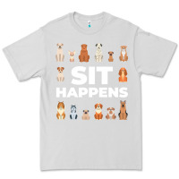 Dove Grey Dog Funny S It Happens Pet Sitting Design Premium Tee - trangStudio