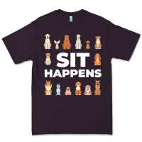 Plum Dog Funny S It Happens Pet Sitting Design Premium Tee - trangStudio