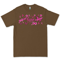 Cacao hope breast cancer butterfly Premium Tee - Jasminsmagicworld