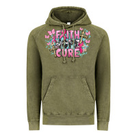 Vintage Olive Faith hope cure Cancer Awareness Vintage Hoodie - HowdyJamesFarm