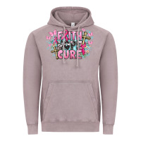 Vintage Zinc Faith hope cure Cancer Awareness Vintage Hoodie - HowdyJamesFarm