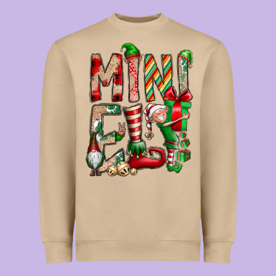 Mini Elf Heavyweight Sweatshirt Designed By Cowhidedigitalart