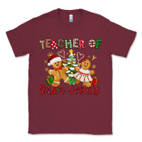 Burgundy Teacher of smart cookies Classic Tee - texasbilliewilder