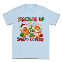 Dusty Blue Teacher of smart cookies Classic Tee - texasbilliewilder