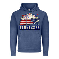 Vintage Denim tennessee 4th of july Vintage Hoodie - CowGirlArtShop