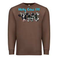 Chestnut holy cow i'm one Premium Sweatshirt - BarkalooDesign