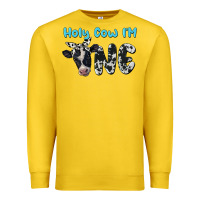 Lemon holy cow i'm one Premium Sweatshirt - BarkalooDesign