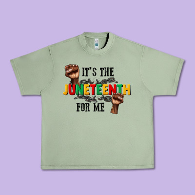 Its The Juneteenth For Me Urban Heavy Tee Designed By Cowgirlartshop