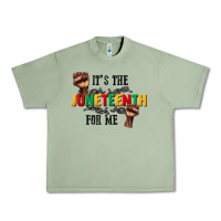 Oil Green its the juneteenth for me Urban Heavy Tee - CowGirlArtShop