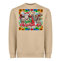 Love Christmas Cow Heavyweight Sweatshirt | Teevron