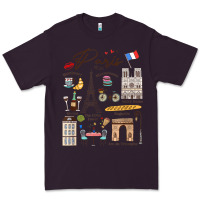 Plum paris bonjour eiffel tower paris lover paris traveling vacay Premium Tee - trangStudio