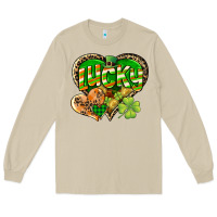 Mushroom Lucky heart St. Patrick's Day Long Sleeve Tee - CowGirlArtShop