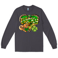 Smoke Lucky heart St. Patrick's Day Long Sleeve Tee - CowGirlArtShop