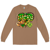 Toasted Coconut Lucky heart St. Patrick's Day Long Sleeve Tee - CowGirlArtShop