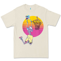 Bone basketball player halloween pumpkin skeletons kids boys Premium Tee - trangStudio