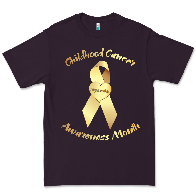 Childhood Cancer Awareness Children Cure Kids Premium Tee by DesignPulse | Teevron