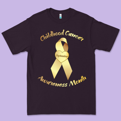 Childhood Cancer Awareness Children Cure Kids Premium Tee Designed By Designpulse