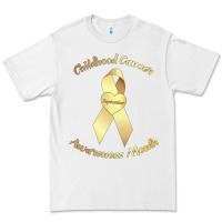 White childhood cancer awareness children cure kids Premium Tee - DesignPulse