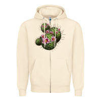 Sandshell arizona fishhook cacti Zipper Hoodie - LillyAllenDesigns