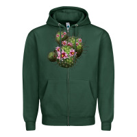 Sports Green arizona fishhook cacti Zipper Hoodie - LillyAllenDesigns