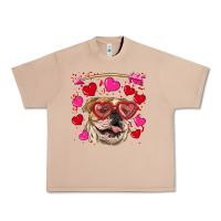 Burro valentine's day  brown english bulldog Urban Heavy Tee - RanaPortraitStore