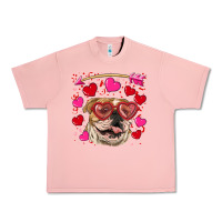 Salmon valentine's day  brown english bulldog Urban Heavy Tee - RanaPortraitStore