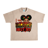 French Oak i am black history black girl peekaboo juneteenth Urban Heavy Tee - CowGirlArtShop