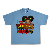 Pebble Blue i am black history black girl peekaboo juneteenth Urban Heavy Tee - CowGirlArtShop