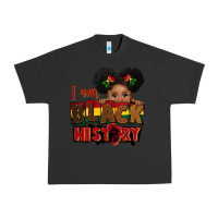Pigment Black i am black history black girl peekaboo juneteenth Urban Heavy Tee - CowGirlArtShop