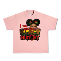 Salmon i am black history black girl peekaboo juneteenth Urban Heavy Tee - CowGirlArtShop